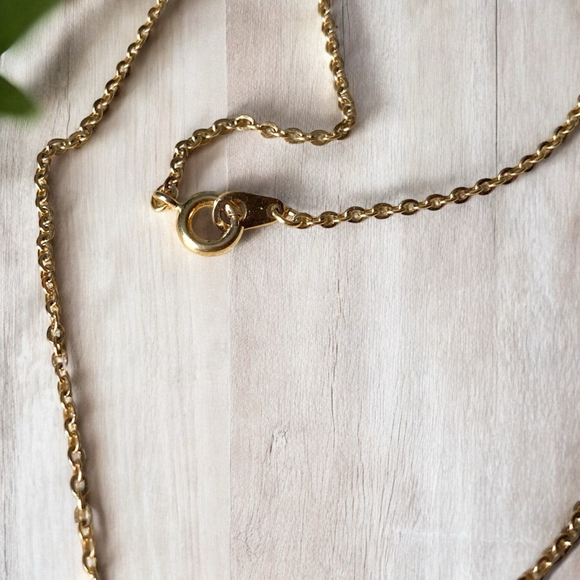 Women's Necklace Equestrian Goldtone Chain Horse Pendant. - Picture 5 of 6